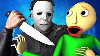 Baldi vs Michael Myers Halloween 3D Animation