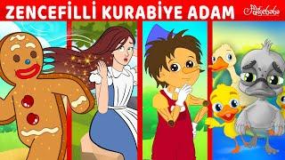 Zencefilli Kurabiye Adam + Kaz Çobanı Kız + Pinokyo + Çirkin Ördek Yavrusu  Adisebaba Masallar