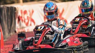 Dubai Kartdrome Endurance Championship 24h 2022. SUPERDRYVER - Dennis Höller Le mans start from P1