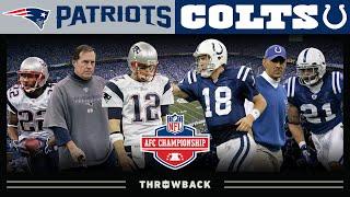 That Time Brady & the Pats Blew a 21-3 Lead to Peyton Patriots vs. Colts 2006 AFC Championship