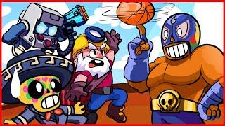 BRAWL STARS ANIMATION - PRIMO IN BASKET BRAWL