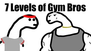 7 Levels of Gym Bros