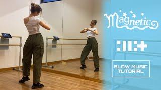 ILLIT 아일릿 - MAGNETIC Dance tutorial  SLOW MUSIC & MIRRORED