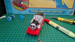 Custom trackmaster timothy the ghost engine  red base edition 