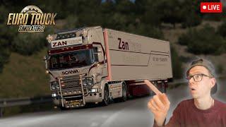 LIVE  Leroy speelt   Euro Truck Simulator 2  ZanTrans  Ritje #295 