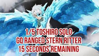 Toshiro Solo Clear Very Hard Guild Quest Ranged Stern Ritter  Bleach Brave Souls