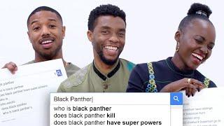 Black Panther Cast Answer the Webs Most Searched Questions  WIRED