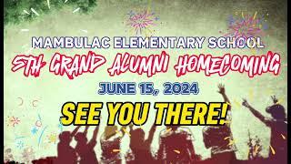 MAMBULAC ELEM SCHOOL  ALUMNI 2024