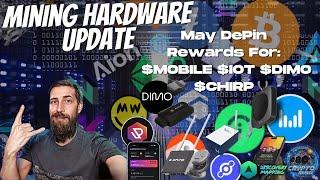 Hardware Update - DePin Rewards For May - These Are The DePin Gainz You Seek.