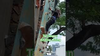 Tantangan Panjat Dinding Miring #sorts #climbing #cabangolahraga