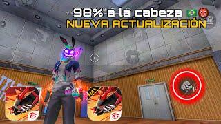  SENSIBILIDAD PERFECTA + BOTON PERFECTO FREE FIRE * PARA DAR TODO ROJO * 