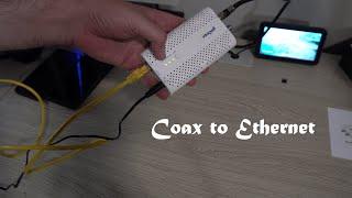 goCoax MoCA 2.5 Adapter Turn your coax to ethernet