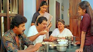 ഉണ്ണുമ്പോൾ സാവധാനം ഉണ്ണണം എനിക്ക് ഇവിടെ വന്ന വിശപ്പ് കൂടുതലാ  Mammootty Valsalyam Malayalam Movie