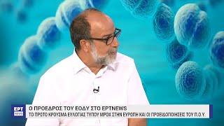 Ο Πρόεδρος του ΕΟΔΥ στο ΕΡΤNews Περιμένουμε περισσότερα εισαγόμενα κρούσματα mpox  1682024  ΕΡΤ