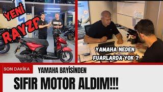 YENİ MOTOR RAYZR  Yamaha bayiden sıfır motor aldık Yamaha neden fuara gelmiyor ?