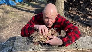 How to start an epic campfire with the sun and magnifying glass