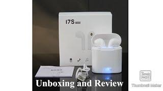 i7s tws unboxing and review