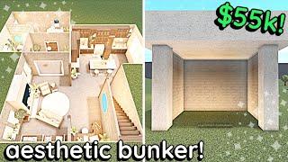 Aesthetic Bloxburg BUNKER House Build Tutorial Before Bloxburg is FREE & *Voice*