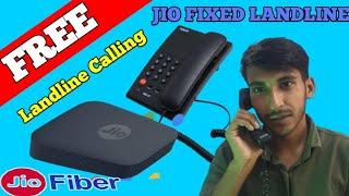 How to setup FREE Landline calling services JioFixedVoice on your JioFiber connection 2022