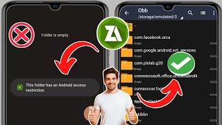 Restriction daccès au dossier Obbdata - ce dossier a une restriction daccès Android Zarchiver