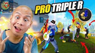 Mr. Triple R Pro Enemies in My Game  Intense Unbelievable Solo Vs Squad Gameplay - Free Fire Max