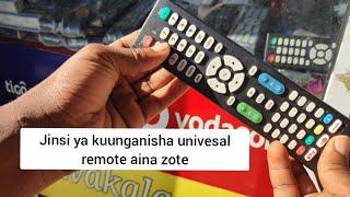 JINSI YA KUUNGANISHA REMOTE UNIVERSAL FULL HD