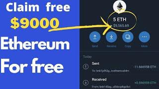 free Airdrop  claim free $9000 ethereum on trust wallet  no fee