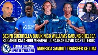 CHELSEA UPDATE ENZO MARESCA SIGN NICO WILLIAMSRICCARDO CALAFIORI DEALJONATHAN DAVID DECISION