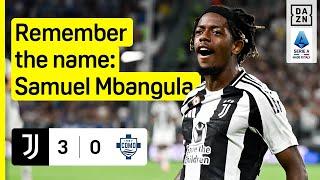 Ligadebüt und Solotreffer von Mbangula Juventus - Como  Serie A  DAZN Highlights