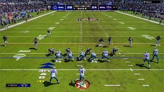 Tough Game Tough Finish Madden 24 Online H2H Cowboys vs Ravens PS5 Gameplay