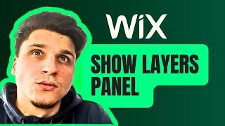 How Can I Show Layers Panel On Wix Editor