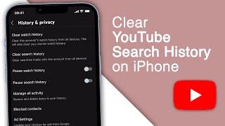 How to Delete YouTube Search History on iPhone 2023