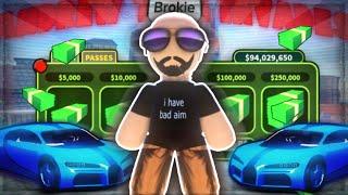 The GRIND To 100 MILLION CASH With ANDREW TATE… Roblox Jailbreak