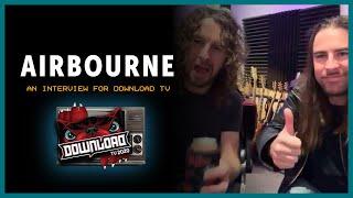 AIRBOURNE interview for Download Festival TV