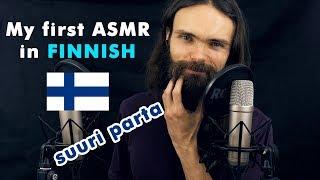 My first ASMR IN FINNISH  Whispers Suomi rentoutus Sleep