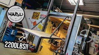 DIY Heavy Duty Shop Lift  I needed something special so I built it by myself...