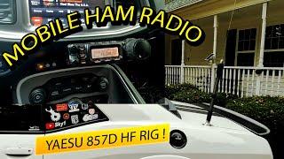 Installing a Yaesu FT 857d  VHFUHFHF  Ham Radio  ATAS-100 Antenna