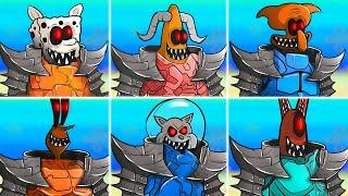 SPONGEBOB ROBOTS TITANS vs Zoonomaly Monsters Animation Part 13