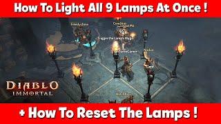 How To Complete The Mission To Light All 9 Lamps At Once In Diablo Immortal