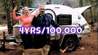 4yrs in our Nucamp Tag Teardrop  Long Term Review 110000 miles