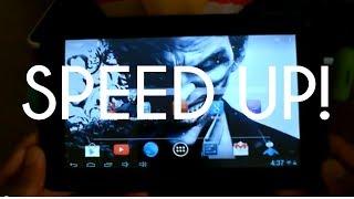 How to speed Up A CheapSlow Android Tablet 2013