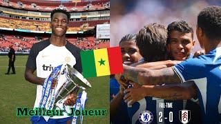 Nicolas Jackson  meilleur joueur de la Summer series Premier League avec Chelsea.