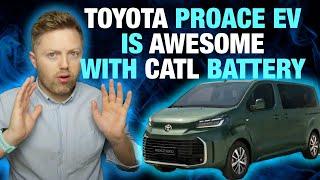 New Toyota Proace Verso EV with CATL Battery is FANTASTIC