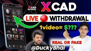 xcad earning app  xcad  x cad ducky bhai  xcad network youtube