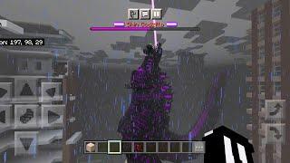 Shin Godzilla Destroying The City in Minecraft