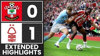 EXTENDED HIGHLIGHTS Southampton 0-1 Nottingham Forest  Premier League