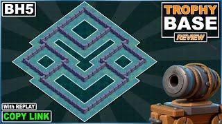 NEW BEST Builder Hall 5 Base 2022 COC BH5 Base COPY Link - Clash of Clans