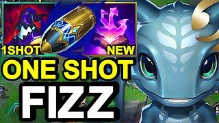 Wild Rift China Top3 Fizz Mid - 20KILL Max Burst AP Fizz Build Runes - Sovereign Solo Rank Gameplay