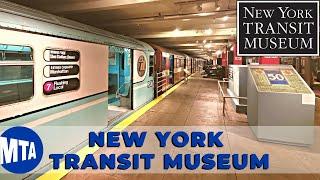 New York Transit Museum  Abandoned Subway Station turned into Museum  Rare Old Subway Cars