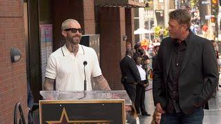 Adam Levine speech at Blake Sheltons Hollywood Walk of Fame Star ceremony